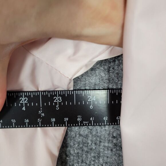 FREE PEOPLE Pink Midnight Bomber Jacket Full Zip Long Sleeve SIZE MEDIUM - Picture 15 of 15